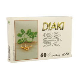Abad Diaki 60 cápsulas complemento alimenticio glucemia colesterol
