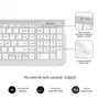 Subblim Combo Dual Prestige Extendido Plata/Blanco