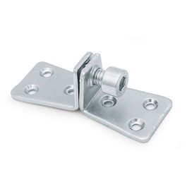 Herrajes Alk Union Doble Tensor 1006 Zincado Con Tornillo Allen Din 912 M8X16Mm