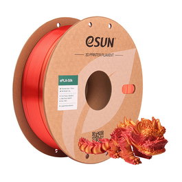 eSUN Filamento PLA 1.75mm para Impresora 3D, EPLA-SILK Scorching Sun Multicolor, 1 kg