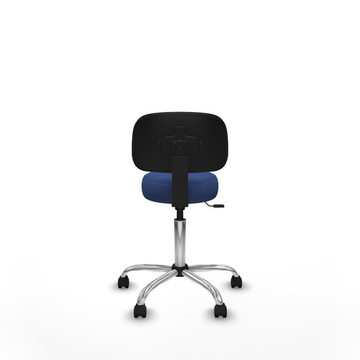 PIQUERAS Y CRESPO Silla Llanos giratorio bali azul marino base cromada PIQUERAS Y CRESPO Silla Llanos giratorio bali azul marino base cromada