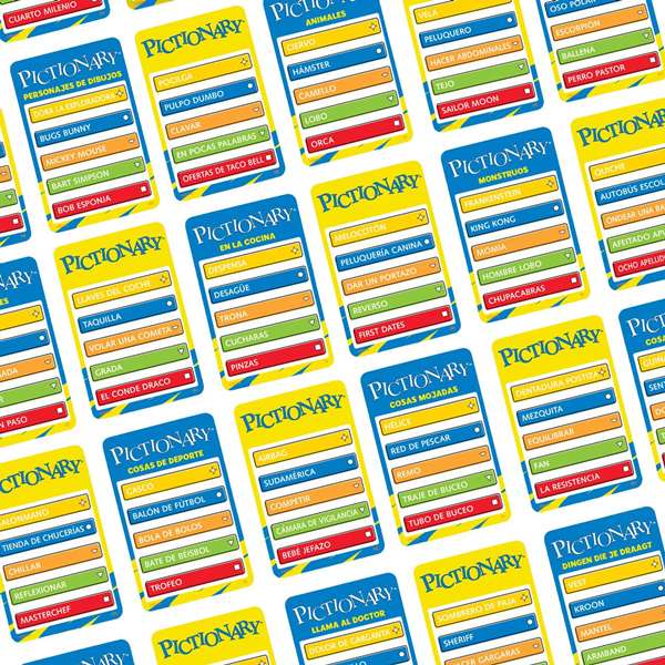 Mattel Juego Pictionary Original el juego en el que todos dibujan