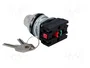 PROMET Interruptor Rotativo con Llave NEF30-BXY 30mm NC + NA