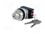 PROMET Interruptor Rotativo con Llave NEF30-BXY 30mm NC + NA