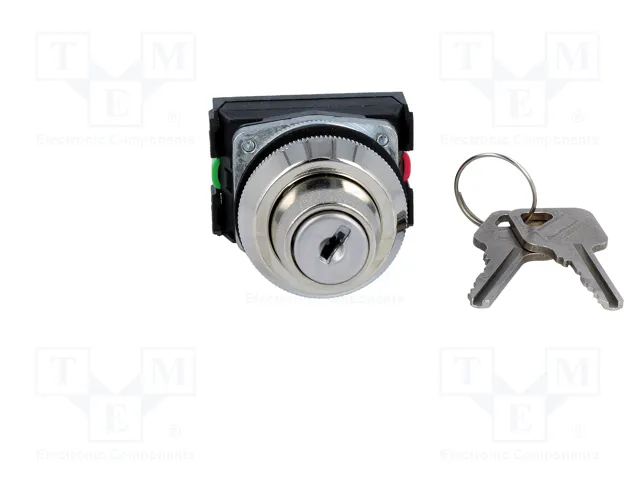 PROMET Interruptor Rotativo con Llave NEF30-BXY 30mm NC + NA PROMET Interruptor Rotativo con Llave NEF30-BXY 30mm NC + NA