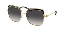 Michael Kors MK1141-10148G Gafas de Sol Doradas con Cristal Gris