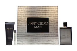 Jimmy Choo Man Gift Set 100ml EDT + 100ml Shower Gel + 7.5ml EDT