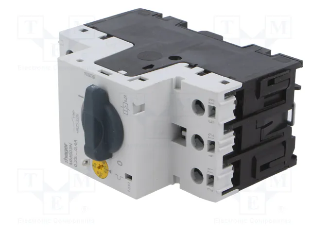 HAGER MM503N Interruptor motorizado 0,09kW 230VAC