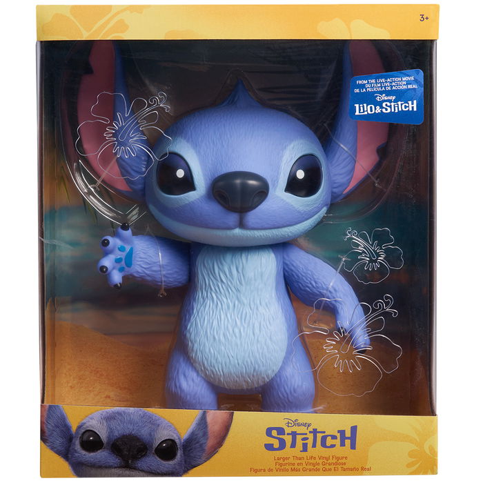 Just Play Figura Grande Stitch Disney 46113 de Vinilo Articulado de 35cm para Fans +3 Años