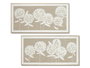 DKD Home Decor Cuadro Lienzo MDF Flores Surtido de 2 Unidades