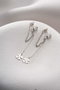 Heliophilia Silver NRZ1000269 Pendientes de Plata de Ley, Elegantes, 5cm Longitud, 0.5cm Ancho, Plateado