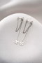 Heliophilia Silver NRZ1000269 Pendientes de Plata de Ley, Elegantes, 5cm Longitud, 0.5cm Ancho, Plateado