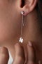 Heliophilia Silver NRZ1000269 Pendientes de Plata de Ley, Elegantes, 5cm Longitud, 0.5cm Ancho, Plateado