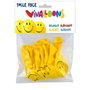 Blanca Globos de Cara Sonriente Biodegradables