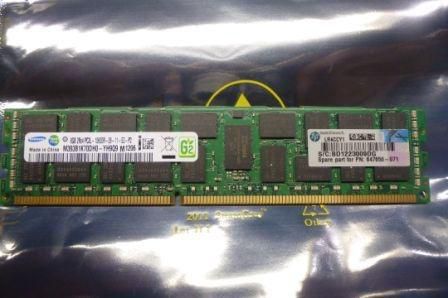 HP Hewlett Packard Enterprise Memoria RAM 8GB 1333MHz DDR3 RDIMM PC3L-10600R-9 Dual-Rank x4 1.35V