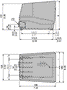 SCHNEIDER ELECTRIC Interruptor de pie azul IP66
