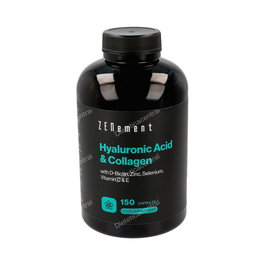 Zenement Ácido Hialurónico y Colágeno con Biotina, Zinc, Selenio, Vitamina C y E - 150 Cápsulas