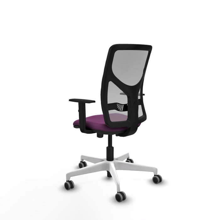 PIQUERAS Y CRESPO Silla de oficina Motilla Sincro/Traslack Morado y Gris