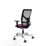 PIQUERAS Y CRESPO Silla de oficina Motilla Sincro/Traslack Morado y Gris