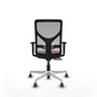 PIQUERAS Y CRESPO Silla de oficina Motilla Sincro/Traslack Morado y Gris