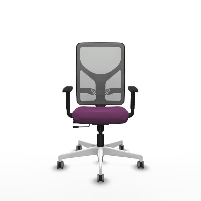 PIQUERAS Y CRESPO Silla de oficina Motilla Sincro/Traslack Morado y Gris