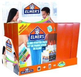 Juego Elmer´S Slime Starter Pack Kit Completo Expositor De 12
