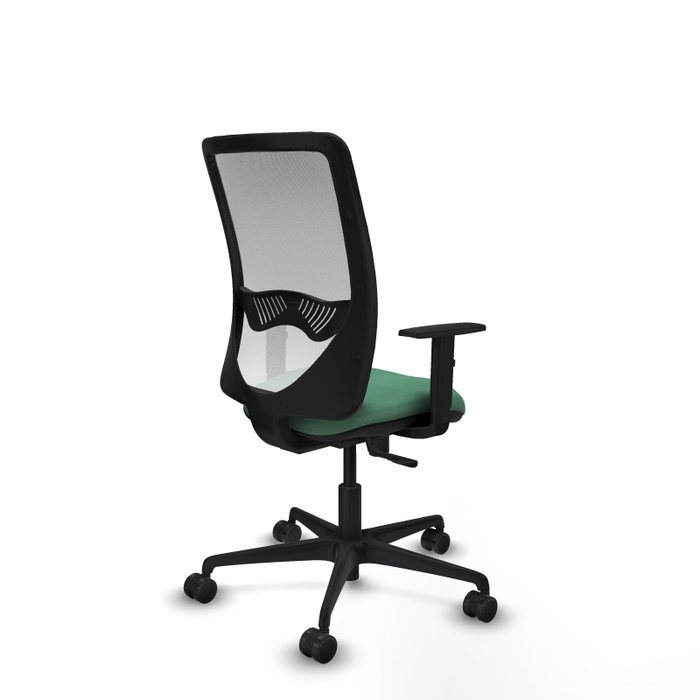 PIQUERAS Y CRESPO Silla de oficina Zulema con mecanismo Sincro Verde esmeralda y Blanco PIQUERAS Y CRESPO Silla de oficina Zulema con mecanismo Sincro Verde esmeralda y Blanco