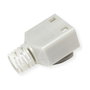 ROLINE Cubierta protectora para conector RJ-45 21.17.3096, Gris, 10 unidades