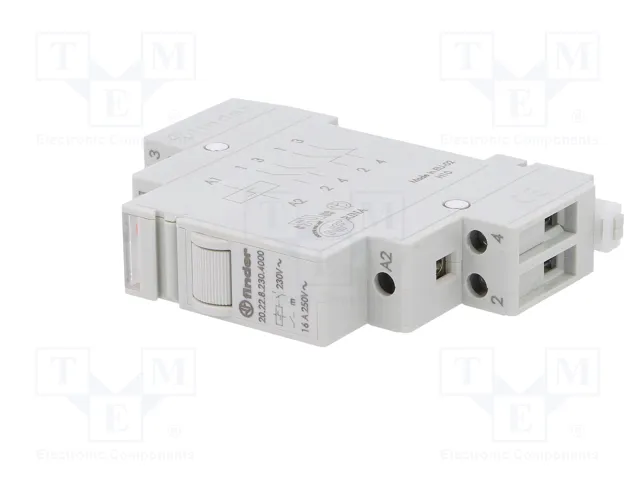FINDER 20.22 Relé de instalación biestable 230V AC 16A