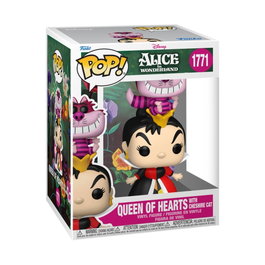 Funko Alicia en el País de las Maravillas Figura POP! Premium Queen of Hearts con Cheshire Cat