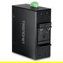 TRENDnet TI-PGLC80 Switch Industrial 8 Puertos Gigabit PoE+ No Administrado Montaje en Carril DIN - Negro