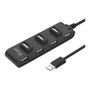 Equip Hub USB 2.0 de 7 Puertos Negro