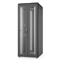 Digitus Armario de Red Unique DN-31128-B 42U, Rack 19" Negro 2053x800x1000mm, 800 kg, Puertas dobles perforadas, IP20