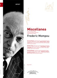 Miscellanea, Frederic Mompou - BOILEAU