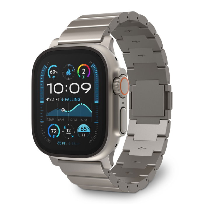 Decoded Correa de Titanio para Apple Watch Ultra 1 y 2 - Titanium Natural