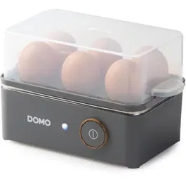 Domo DO9283EK Cocedor de Huevos, 400 W, 6 Huevos, Gris