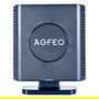 AGFEO DECT IP-Basis pro XS schwarz Base DECT IP para hasta 20 auriculares, SIP, IPv4, IPv6, Negro