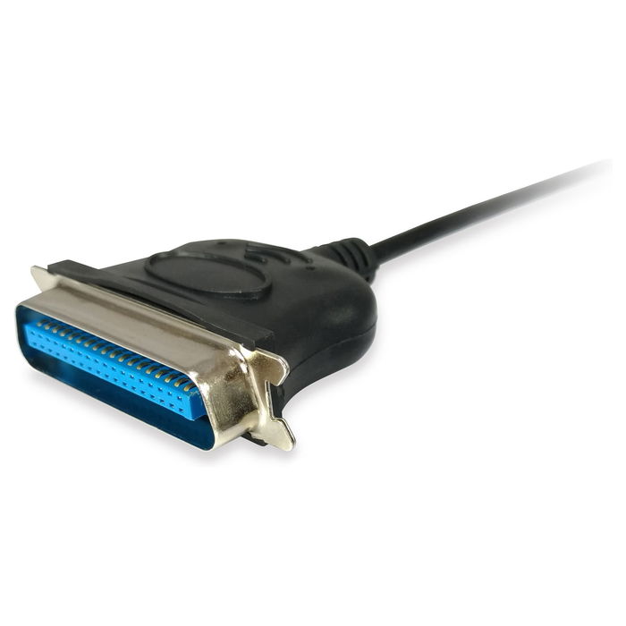 EQUIP Adaptador USB-A a Paralelo EPP.ECP.bidi St/St 1.50m Negro Cable USB a Centronics 36