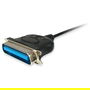 EQUIP Adaptador USB-A a Paralelo EPP.ECP.bidi St/St 1.50m Negro Cable USB a Centronics 36