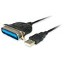 EQUIP Cable adaptador USB-A a paralelo de 1,5 m