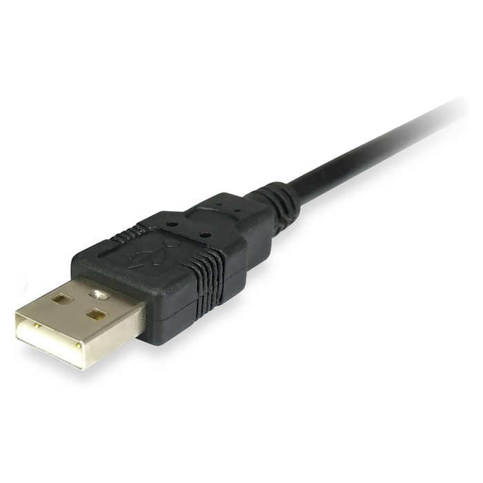 EQUIP Adaptador USB-A a Paralelo EPP.ECP.bidi St/St 1.50m Negro Cable USB a Centronics 36