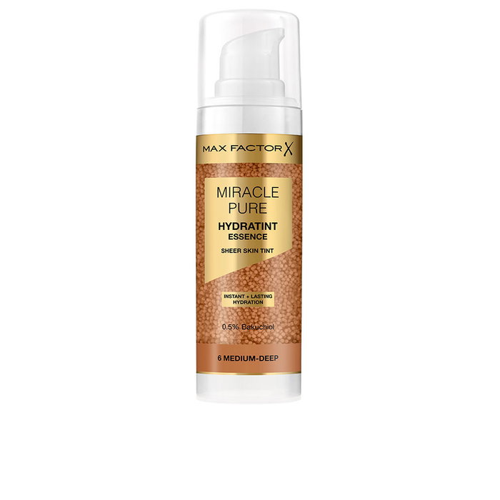Max Factor Miracle Pure Hidratint Essence #6 Medium-Deep Tono Hidratante con Color 30 ml Max Factor Miracle Pure Hidratint Essence #6 Medium-Deep Tono Hidratante con Color 30 ml