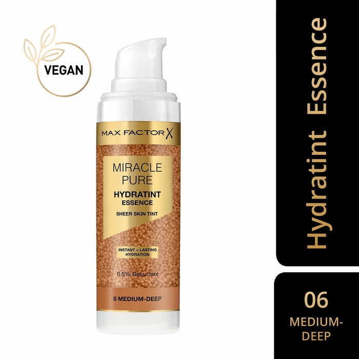 Max Factor MIRACLE PURE Hidratint Essence 6-Medium-Deep 30 ml Max Factor MIRACLE PURE Hidratint Essence 6-Medium-Deep 30 ml