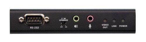 Aten CE611 Extensor KVM HDBaseT DVI USB, Transmisor y Receptor, Señales de Vídeo/Audio/USB/RS-232 hasta 100m por Cable Cat6/Cat6a