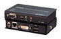 Aten CE611 Extensor KVM HDBaseT DVI USB, Transmisor y Receptor, Señales de Vídeo/Audio/USB/RS-232 hasta 100m por Cable Cat6/Cat6a