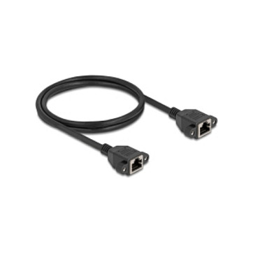 DeLOCK 90784 Cable de extensión de red Cat.6a S/FTP RJ45 hembra a RJ45 hembra 1 m negro DeLOCK 90784 Cable de extensión de red Cat.6a S/FTP RJ45 hembra a RJ45 hembra 1 m negro
