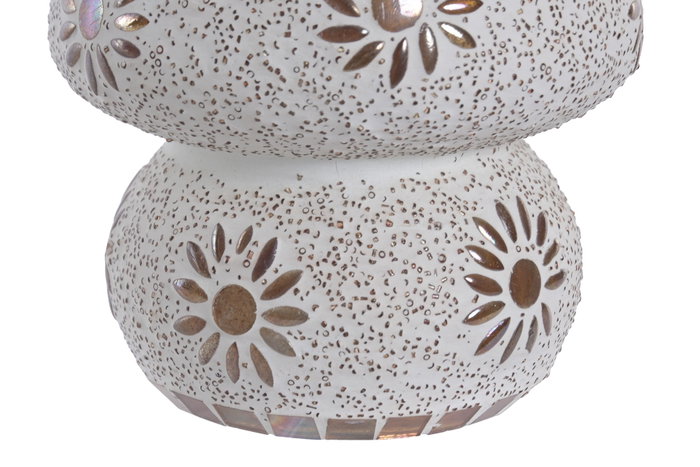 DKD Home Decor Lampara Sobremesa Indio Blanco Cobre 13x17x13 cm 4 Unidades DKD Home Decor Lampara Sobremesa Indio Blanco Cobre 13x17x13 cm 4 Unidades