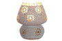 DKD Home Decor Lampara Sobremesa Indio Blanco Cobre 13x17x13 cm 4 Unidades