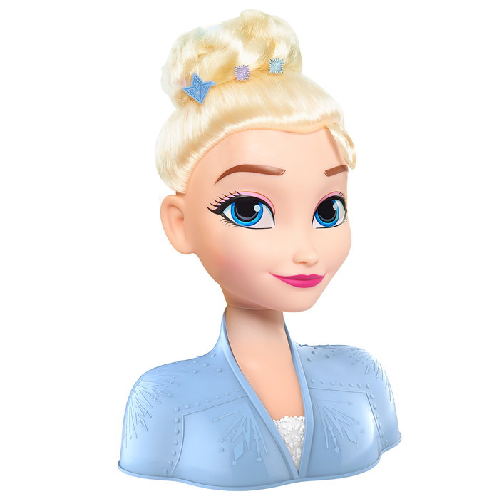 Just Play Busto Elsa Básico Disney Frozen 2 - Cabeza para Peinados con Accesorios, Rubio, +3 años Just Play Busto Elsa Básico Disney Frozen 2 - Cabeza para Peinados con Accesorios, Rubio, +3 años