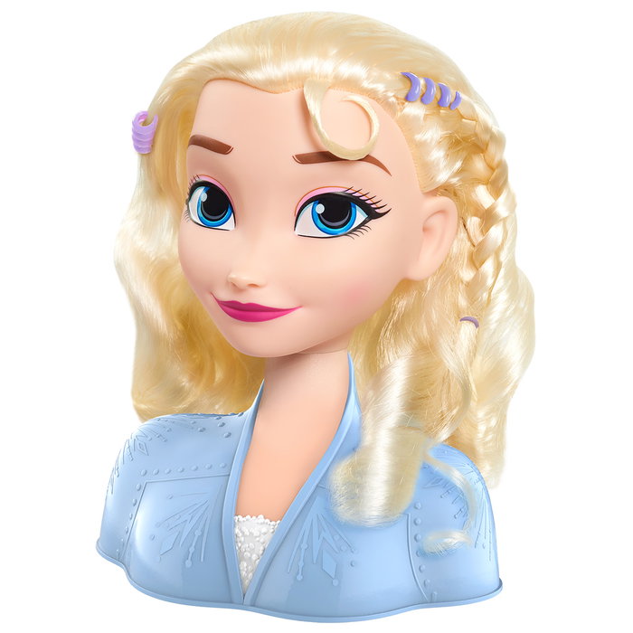 Just Play Busto Elsa Básico Disney Frozen 2 - Cabeza para Peinados con Accesorios, Rubio, +3 años Just Play Busto Elsa Básico Disney Frozen 2 - Cabeza para Peinados con Accesorios, Rubio, +3 años